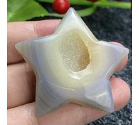 New Home Gifts Agate Cave Star Shape Carving Ornaments Crafts Healthy Decorative Gifts Room 3cm-5cm 1 Natura