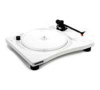 New Horizon 201 blanco - Tocadiscos de vinilo, Manual, MM, Tracción por correa, Cápsula incluida