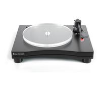 New Horizon 202 negro Célula AT91R - Tocadiscos de vinilo, Manual, MM, Tracción por correa, Discos de vinilo, Discos de 45 RPM, Cápsula incluida