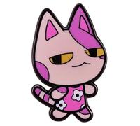 New Horizons - Pin esmaltado de Bob Lazy Cat Villager Apple Village Game de 1.2 pulgadas