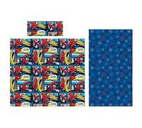 NEW IMPORT Juego sábanas Microfibra para Cama de 90cm de Spiderman, NI-033SP-BD-90
