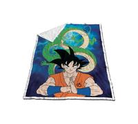 New import manta coralina sherpa de dragon ball 120x150 cm, 022dbs-bl
