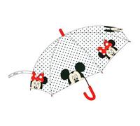 New Import Paraguas Transparente Automático Minnie Disney 43,5cm Producto Oficial Especial Regalos Para Todos