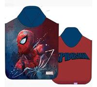 New Import Poncho Playa Microfibra Infantil Marvel Spiderman con Capucha 55x110 cm - Toalla Poncho Niño Secado Rápido, Ligero y Absorbente - Ideal Piscina, Playa y Baño