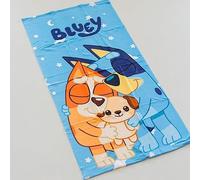 new import Toalla de Playa Bluey, 100% Algodón, 70 x 140 cm, Diseño Infantil, Azul (Abrazo)