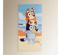 new import Toalla de Playa Bluey, 100% Algodón, 70 x 140 cm, Diseño Infantil, Azul (Caballito)
