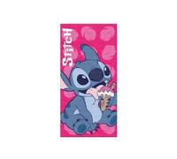 New Import - Toalla Infantil Stich - Microfibra Estampado - 100% Poliéster 70x140cm - Ideal para la Playa o Piscina