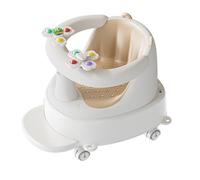 New Improved Baby Bath Seat with Toys Safe Sit-Up Chair for Infant Toddler Suitable From 5 6 Months To 12 Months & Up (Silla de ducha con ruedas)