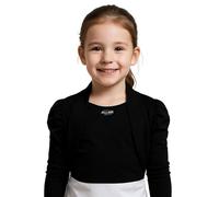 New Infantil de Ruched - Funda Elegante Shrug Bolero Recortada Cárdigan 2 3 4 5 6 7 8 9 10 11 12 13 Años