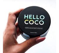 NEW Instagram HIT! Hello Coco Sweet Mint - 100% Natural Activated Charcoal Powder for teeth Whitening 30g / Instagram HIT! Polvo de carbón de leña activado 100% natural para blanquear los dientes 30g