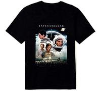 New Interstellar Space Exploration Movie Black Short Sleeve T-Shirt XL