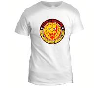 New Japan Pro Wrestling T-Shirt NJPW Wrestler Sports Japanese Martial Arts tee White M