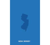 NEW JERSEY - Cuaderno de Lineas Premium | 6 x 9 Pulgadas | 120+ Paginas | Papel Blanco: Cuaderno de Escritura de Alta Calidad - Ideal para Escuela, Trabajo o Regalos