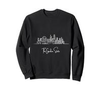 New Jersey Home White Skyline Travel Art Souvenir Sudadera