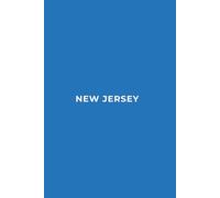 NEW JERSEY HORIZON - Premium Lined Journal | 6" x 9" | Soft Cover | 120+ Pages: A Clean, Modern Writing Notebook - Ideal for School, Office, or Everyday Reflection
