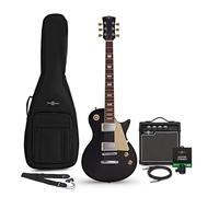 New Jersey Select Electric Guitar Black 10W Guitar Amp & Accessory Pack