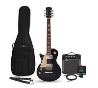 New Jersey Select Left Handed Electric Guitar Black 10W Guitar Amp & Accessory Pack