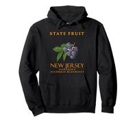 New Jersey Territory Fruta Arándano norte de arbusto alto Sudadera con Capucha