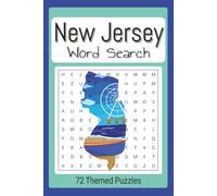 New Jersey Themed Word Search Puzzle: Easy To Read Word Find