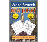 New Jersey Word Search: Celebrate the Garden State - 6 x 9 ,110-Pages | Easy-to-Read Text | 50+ Themed Puzzles for Teens, Adults & Seniors (United States word search puzzles)