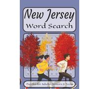 New Jersey Word Search: New Jersey Word Search with Easy to read print about Cities, Roads, Towns and more | 6x9 inches, 110 pages | 50+ Puzzles... Gift for Vacations, Holidays and Birthdays