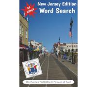 New Jersey Word Search: Word Searches with Easy To Read Print about New Jersey Locations, New Jersey Celebrities, New Jersey Sites and More | 6x9 ... … Gift for Vacations, Holidays and Free Times