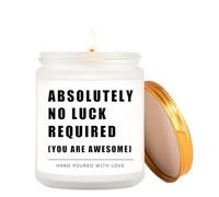 New Job, Good Luck & Felicitaciones Gifts You are Awesome - Vela de cera de soja perfumada a lavanda - Hecho a mano, regalos motivacionales para colegas, mujeres, hombres, amigos, jefe