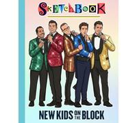 NEW KIDS ON THE NKOTB SKETCHBOOK FOR FAN TEEN MEN WOMEN KID: A COOL BLANK PAPER COMPOSITION NOTEBOOK | THICK 100 PAGES FOR WRITING AND NOTE | 7.5 x 9.25 Inches