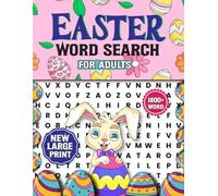 New Large Print Easter Word Search For Adults: 88 Large Print Easter Puzzles with 1800+ Words for Teens, Adults.