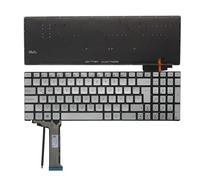 New Latin Laptop Keyboard for ASUS ZX50JX ZX50VW ZX50VX ZX70VW ZX70 ZX70V Backlit LA Keyboard Layout Silver