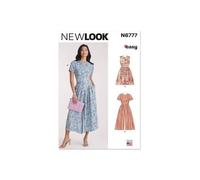 NEW LOOK Paper Pattern UN6777A - Patrón para vestido y mono para mujer (8-10-12-14-16-18-20)