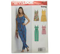 New Look Patron 6373 : Robe Short/Combi-Pantalon, Blanco, 22 x 15 cm