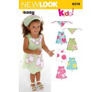 New Look Patrón de Costura 6578 - Patrón para Vestidos, Multicolor