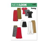 New Look Patrón de Costura 6762: Misses Separates, Talla A, Papel, Multicolor, A (XS-S-M-L-XL)