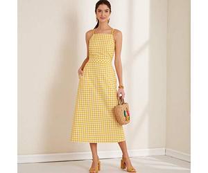 New Look Patrón de costura N6666 Vestido de mujer, Blanco, A (6-8-10-12-14-16-18)