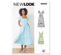 New Look Patrón de costura N6692 para vestidos de mujer