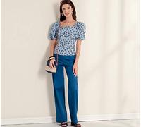 New Look Sewing Pattern N6678 Misses' Top and Trousers N6678-Patrones de costura para mujer, Blanco, A (6-8-10-12-14-16-18)