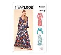 New Look UN6729A - Vestido, top y falda A (6-8-10-12-14-16-18)