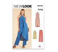 New Look UN6736A Camisetas y pantalones para mujer A (6-8-10-12-14-16-18)