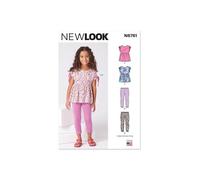 NEW LOOK UN6761A - Camiseta y leggings para niños (3-4-5-6-7-8)