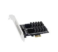 New M.2 to PCIE Adapter Card Double Disc Dual-Disk Array Card PCIe X1/X4/X8/X16 Support M.2 SSD 2230/42/60/80