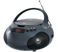 New majestic ah 164 bk analógica 2 w fm negro, azul reproducción mp3