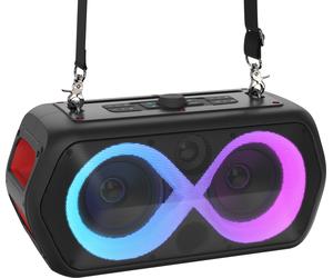 New majestic fire 39 altavoz para fiestas negro 40 w