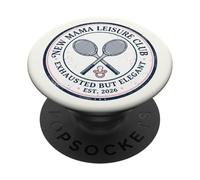 New Mama Leisure Club 2026 Agotada Pero Elegante Mamá Divertida PopSockets PopGrip Adhesivo