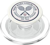 New Mama Leisure Club 2026 Agotada Pero Elegante Mamá Divertida PopSockets PopGrip para MagSafe