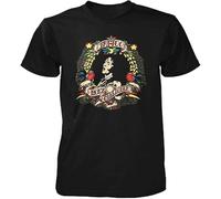 New Men's Ro@ry Ga@lla@GH@er Tattoo Pop Crew Neck T-Shirt