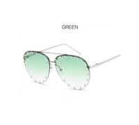 New Metal Sunglasses European And American Men And Women with The Same Sunglasses Toad Mirror Fashion Rivet Sunglasses Men Retroxq-sg1651