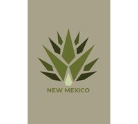 New Mexico Blank Lined Journal: Agave Themed Notebook Souvenir for Travel Lovers, 120 Pages 6 x 9 inches