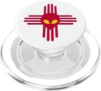 New Mexico flag Alien PopSockets PopGrip para MagSafe