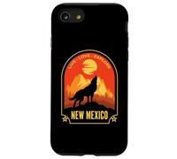 New Mexico Live Love Explore - Diseño de Lobo aullante Carcasa para iPhone SE (2020) / 7/8